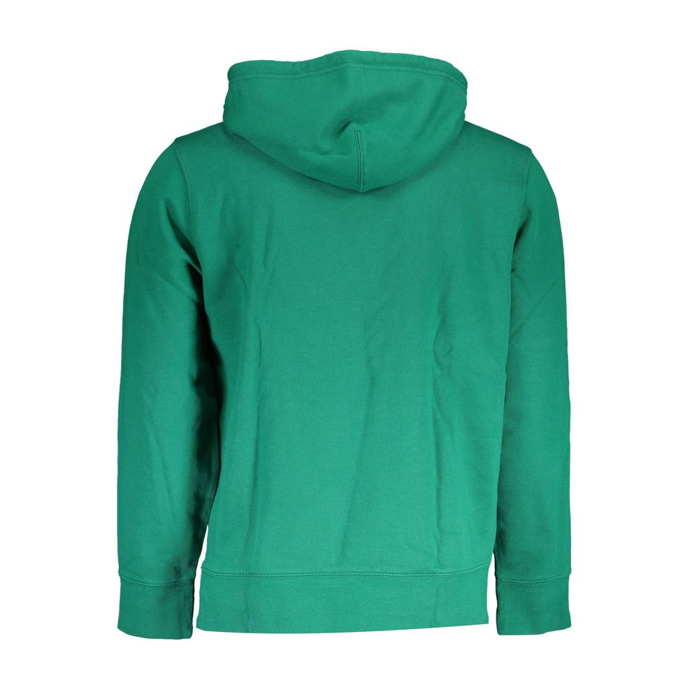 Green Cotton Men Sweater - ventzia