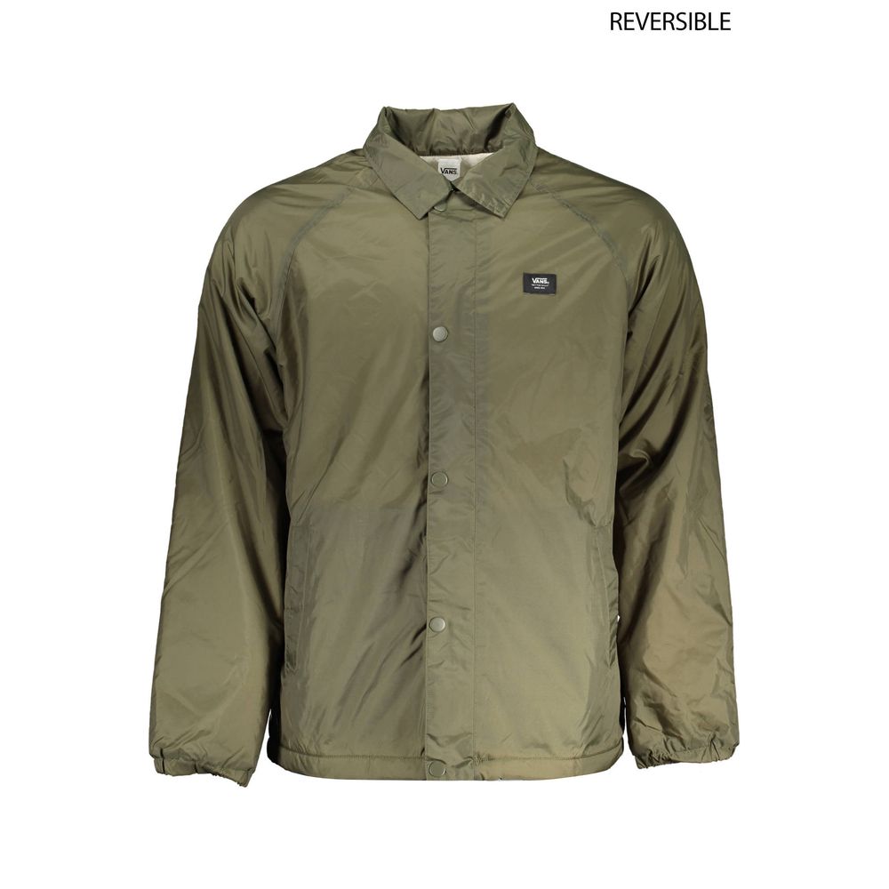 Green Nylon Men's Jacket - ventzia