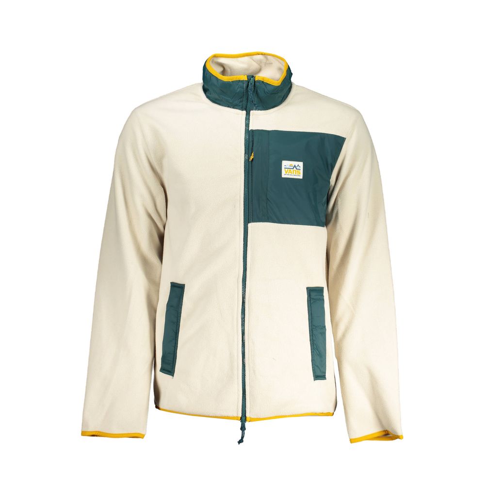 Beige Polyester Men Sweatshirt - ventzia