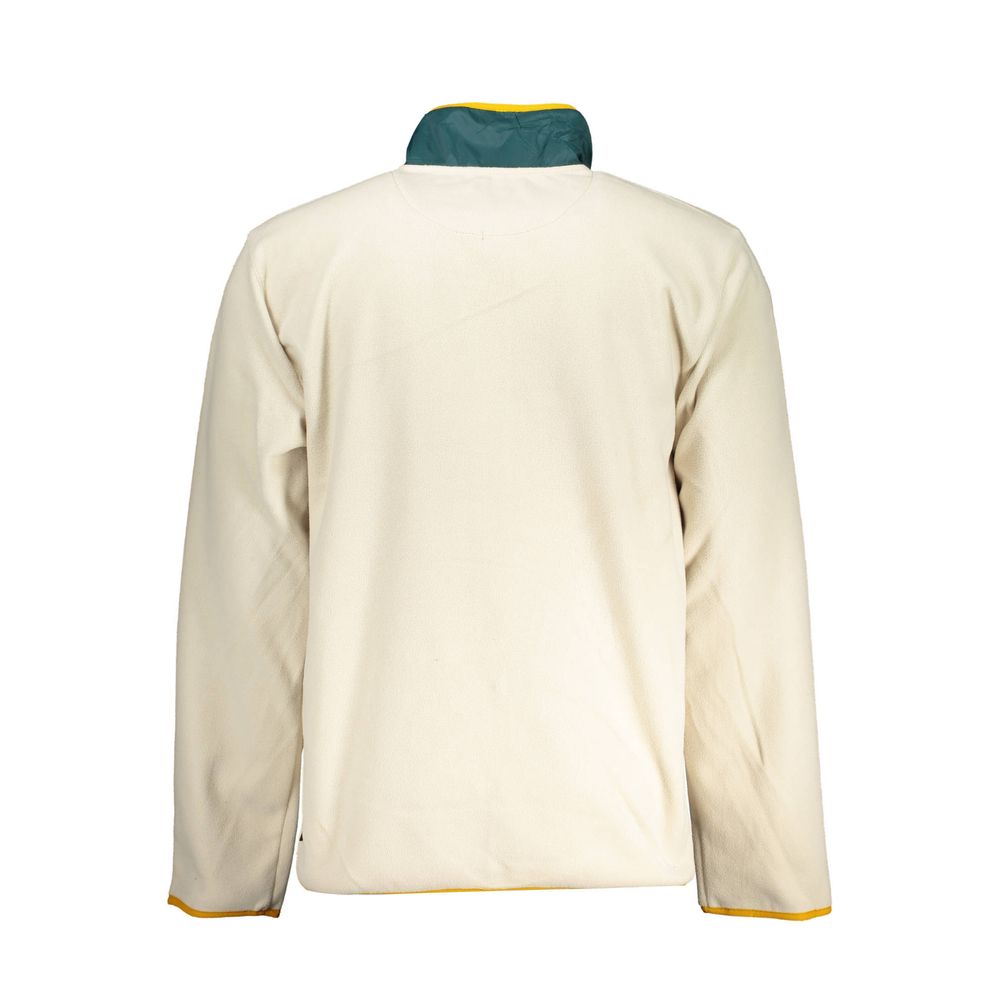 Beige Polyester Men Sweatshirt - ventzia