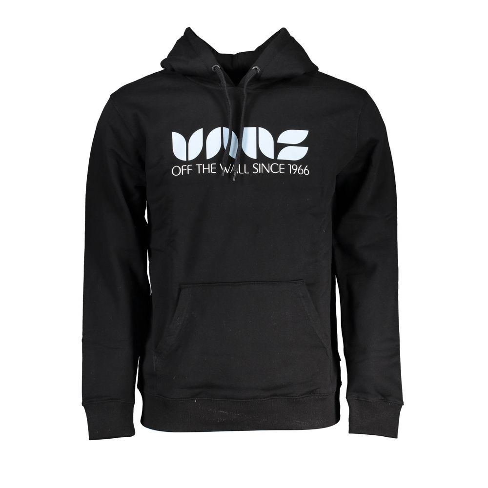 Black Cotton Men's Sweatshirt - ventzia