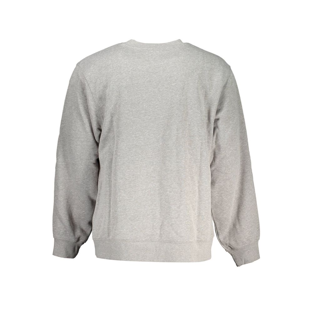 Gray Cotton Men's Sweatshirt - ventzia