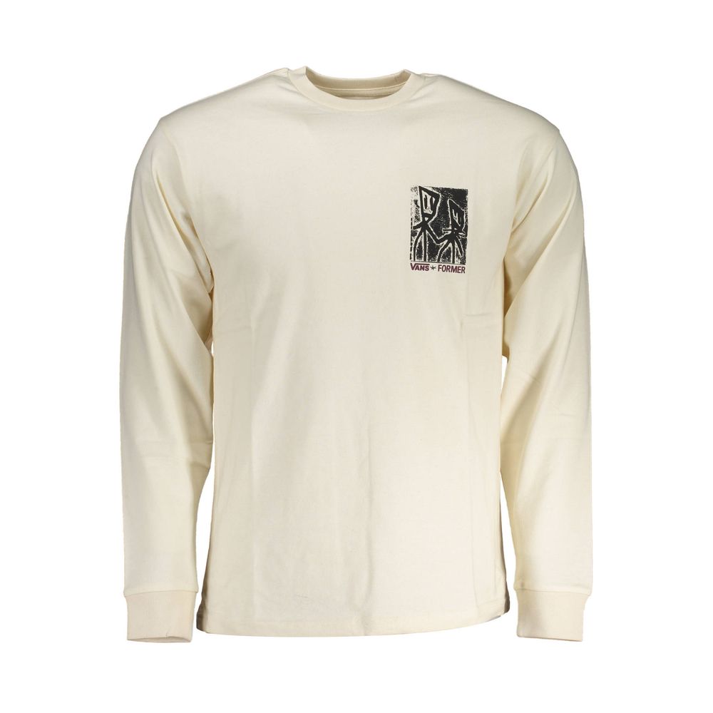 White Cotton Men's T-Shirt - ventzia