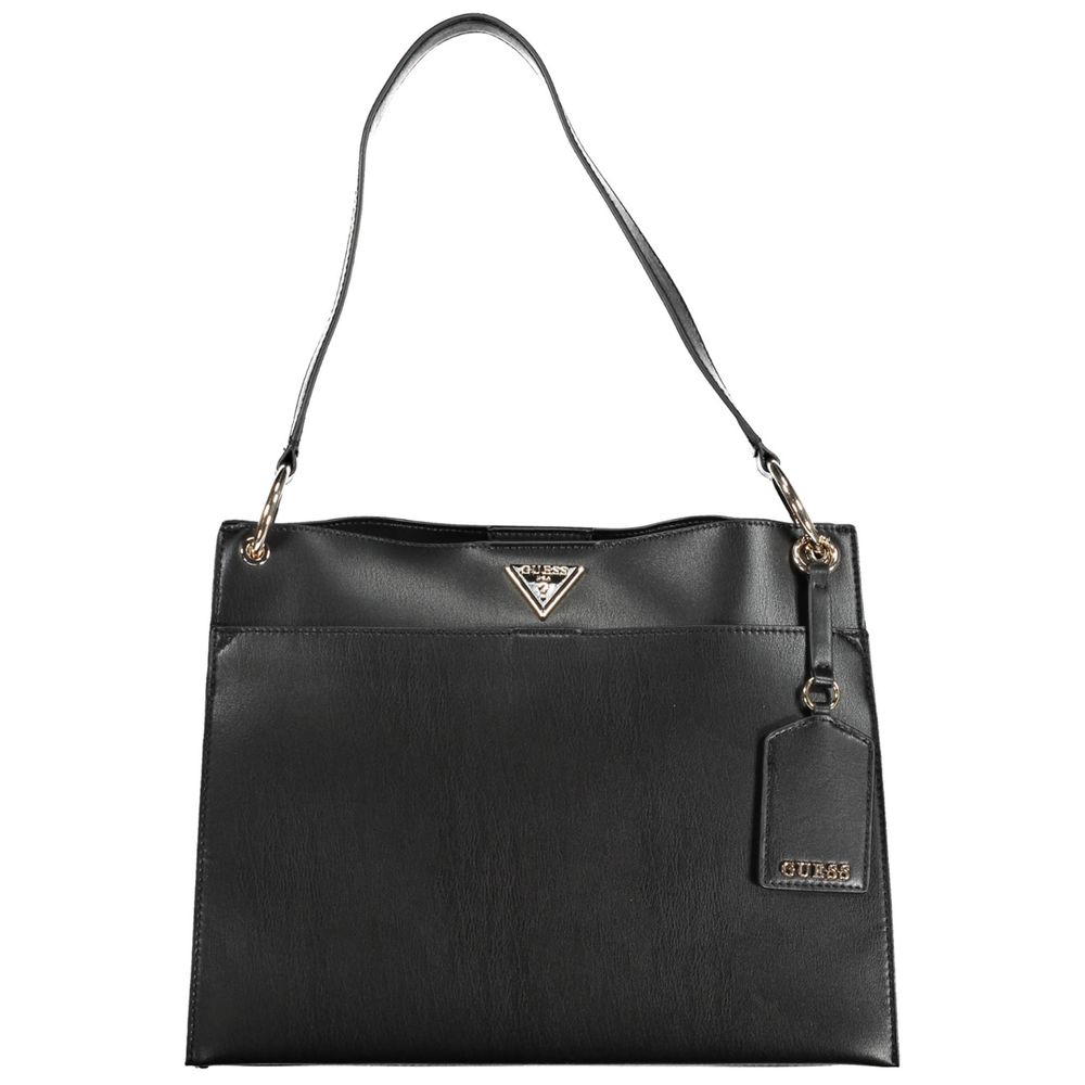 Black Polyethylene Handbag - ventzia