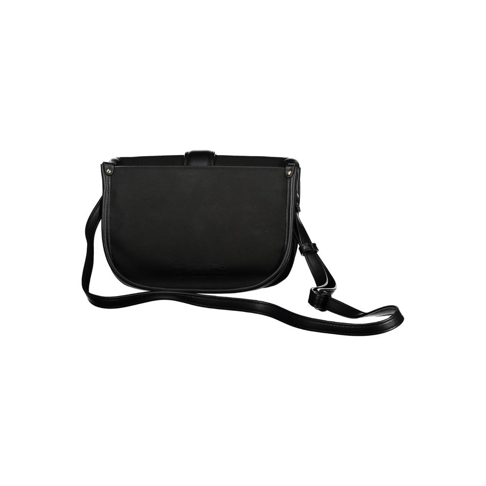 Nero Polyurethane Women Shoulder Bag - ventzia