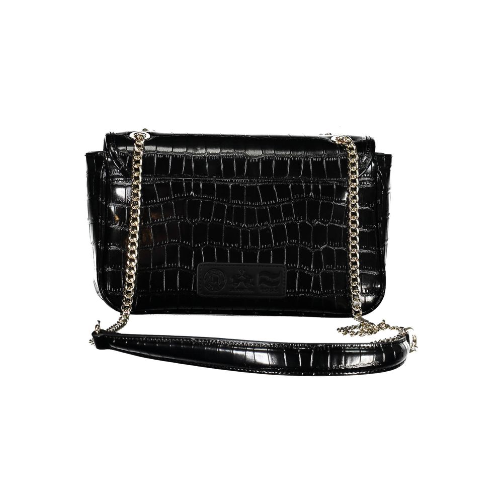 Nero Poliuretano Women Shoulder Bag - ventzia