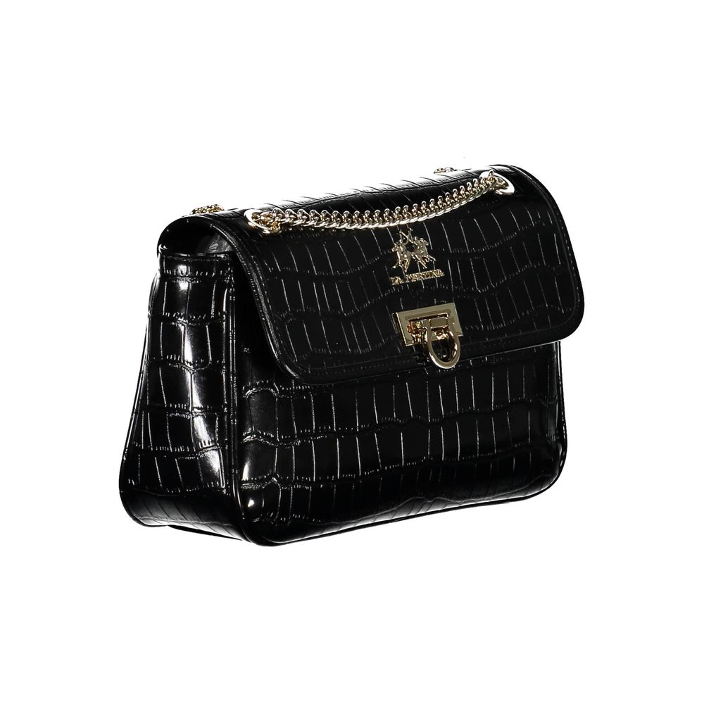 Nero Poliuretano Women Shoulder Bag - ventzia