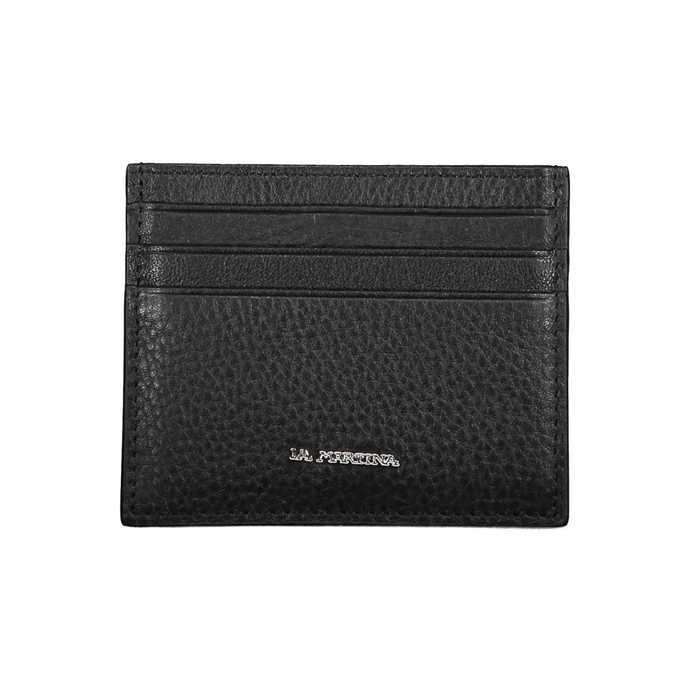 Black Leather Wallet - ventzia