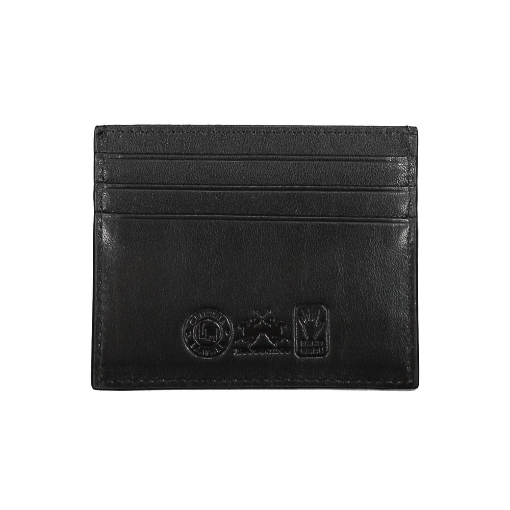 Black Leather Wallet - ventzia