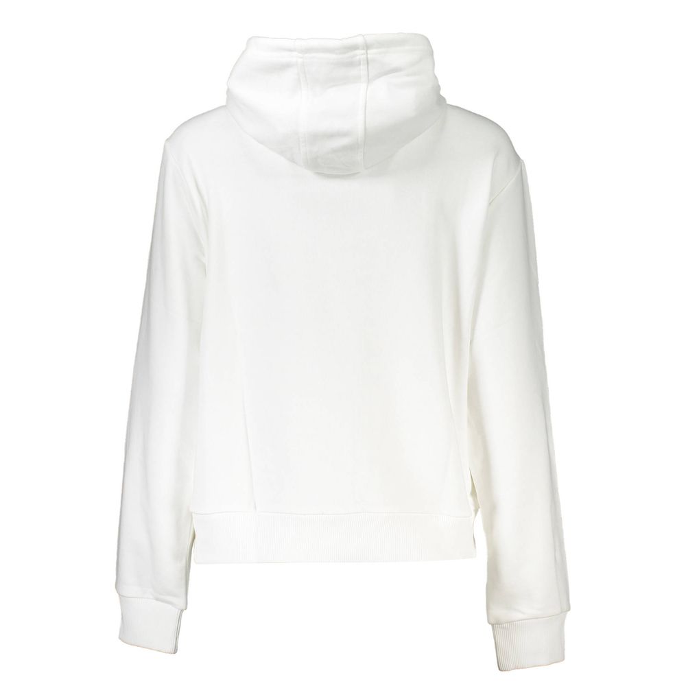 White Cotton Women Sweater - ventzia