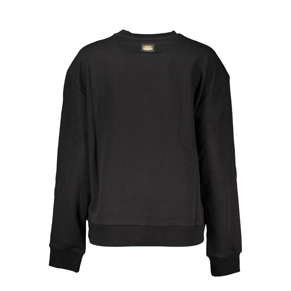 Black Cotton Women Sweater - ventzia