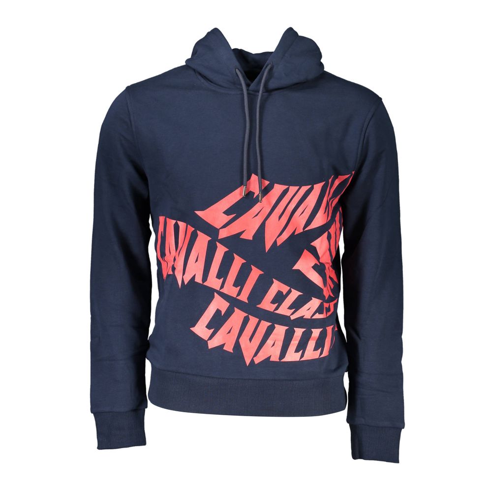 Blue Cotton Men's Sweatshirt - ventzia