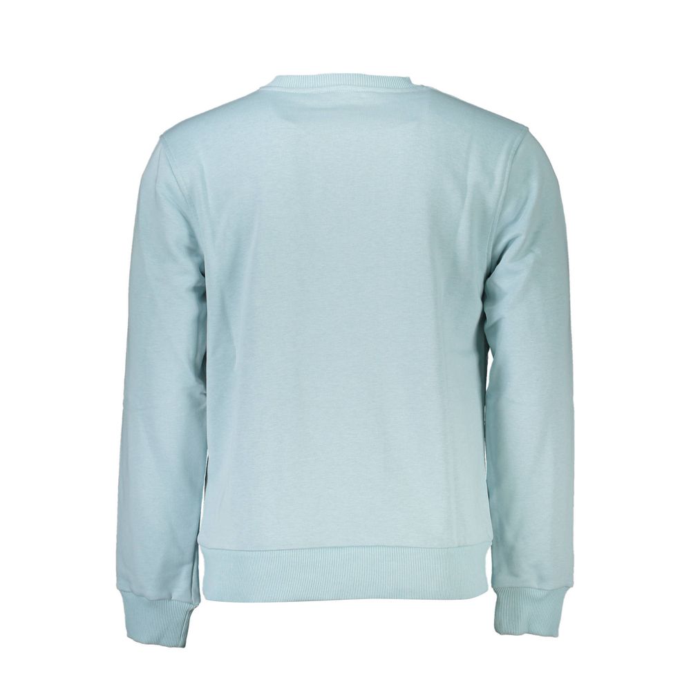 Azzurro Cotton Men Sweatshirt - ventzia