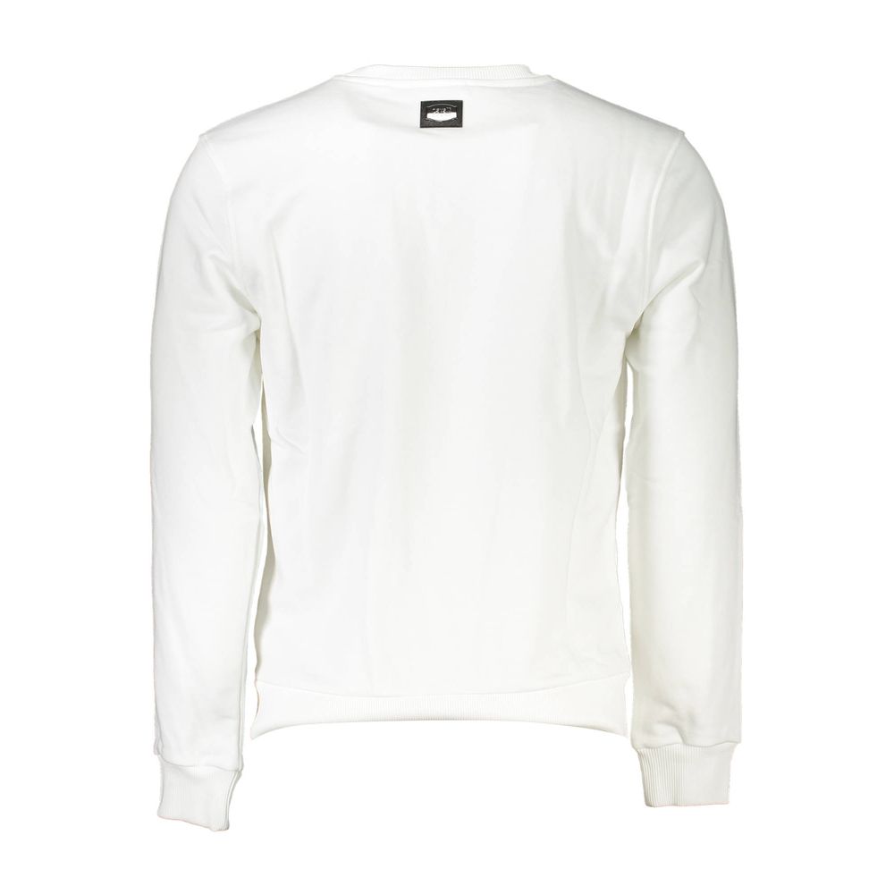 Bianco Cotton Men Sweatshirt - ventzia