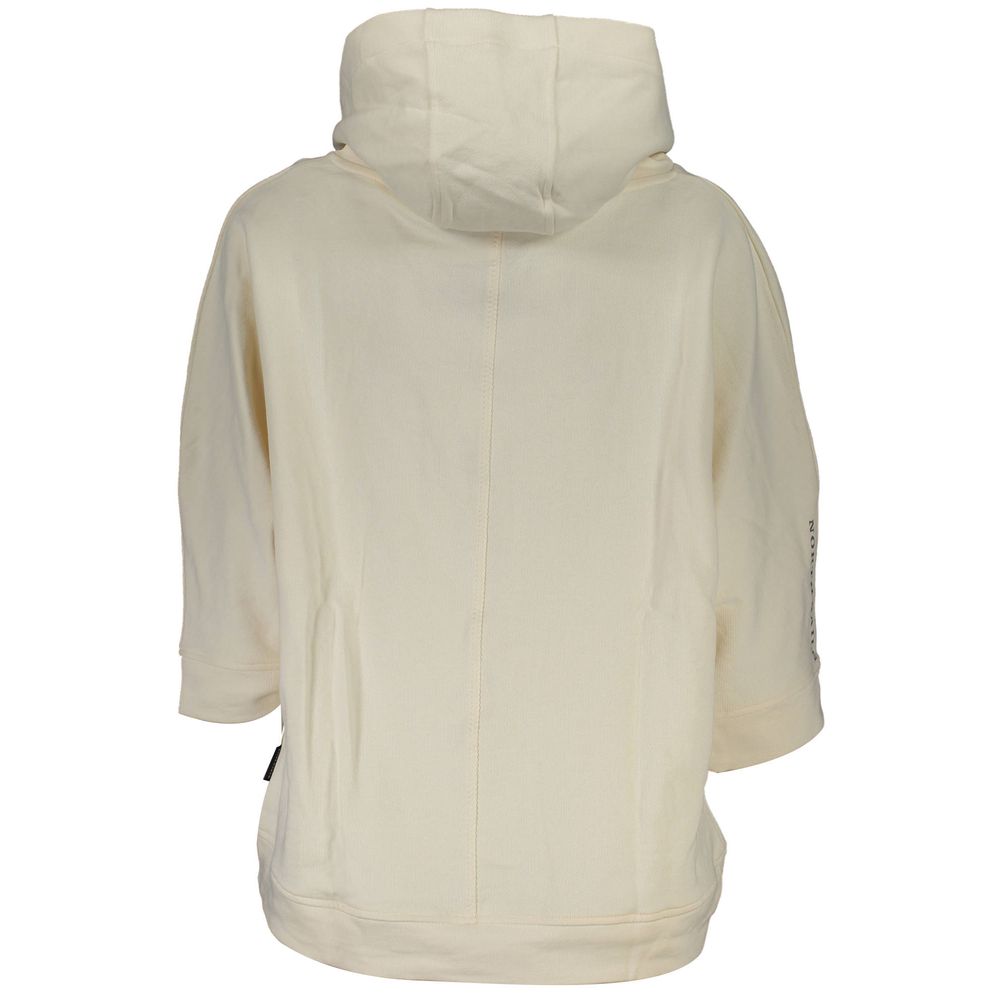 Bianco Cotton Women Sweatshirt - ventzia