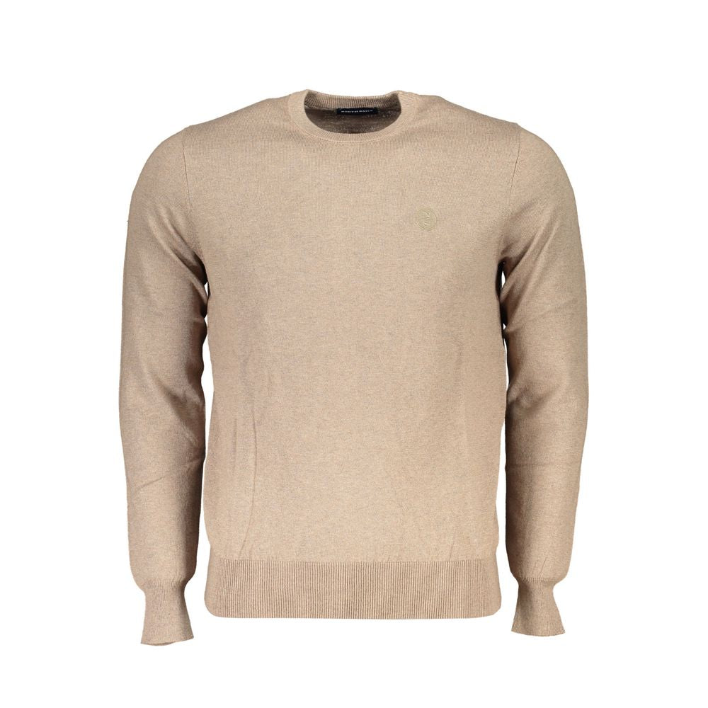 Beige Poliammide Men's Sweater - ventzia