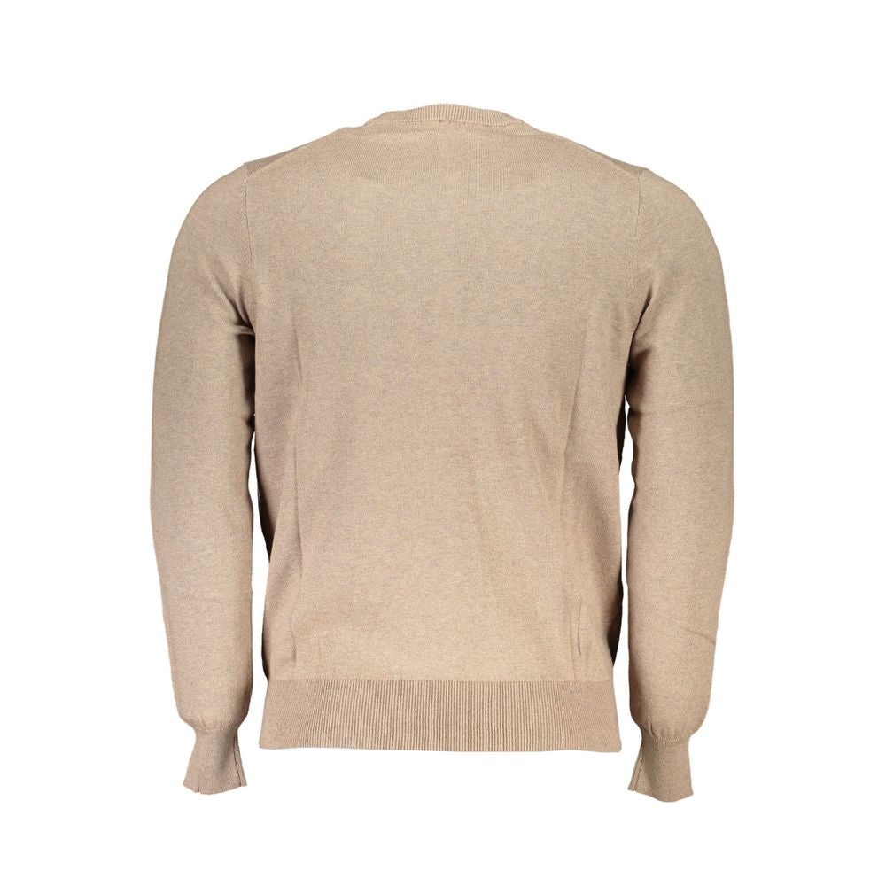 Beige Poliammide Men's Sweater - ventzia