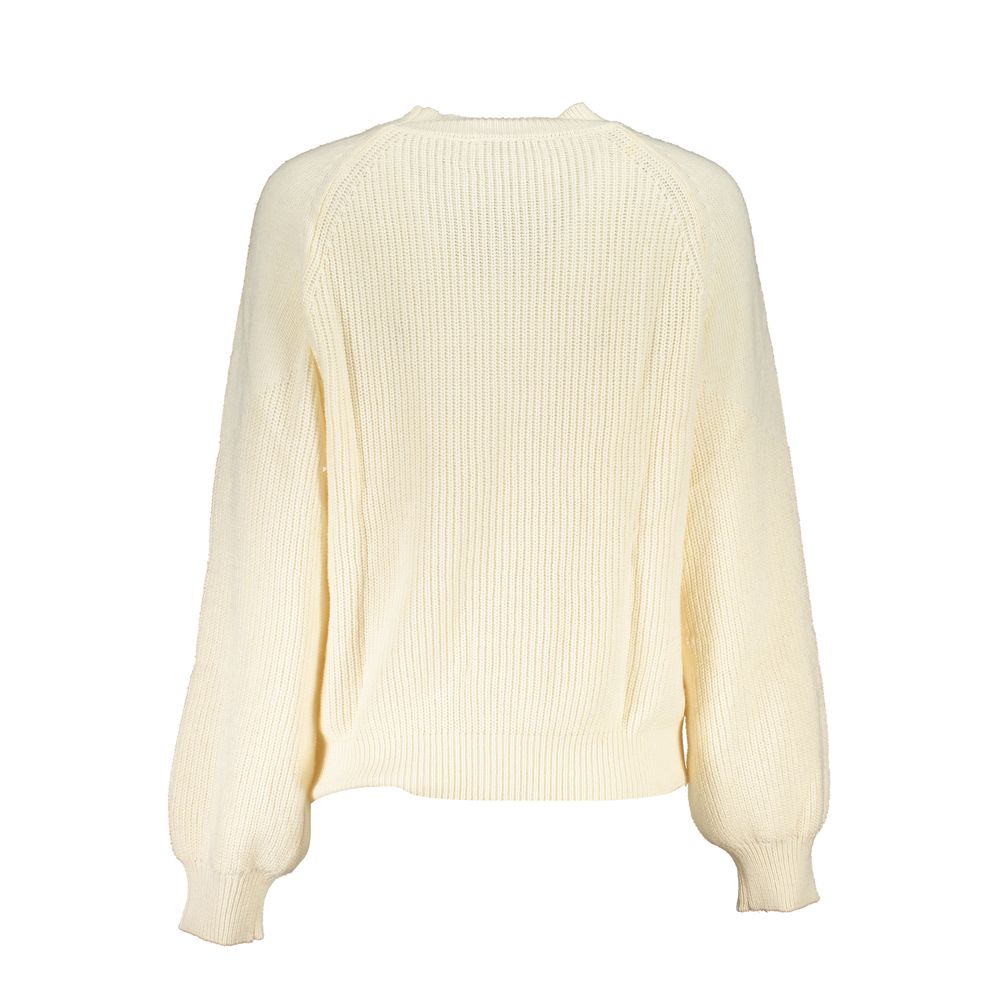 White Polyester Women's Sweater - ventzia