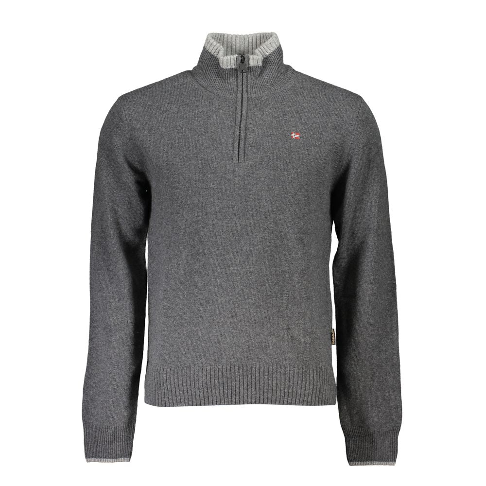 Grigio Tessuto Men Sweater - ventzia