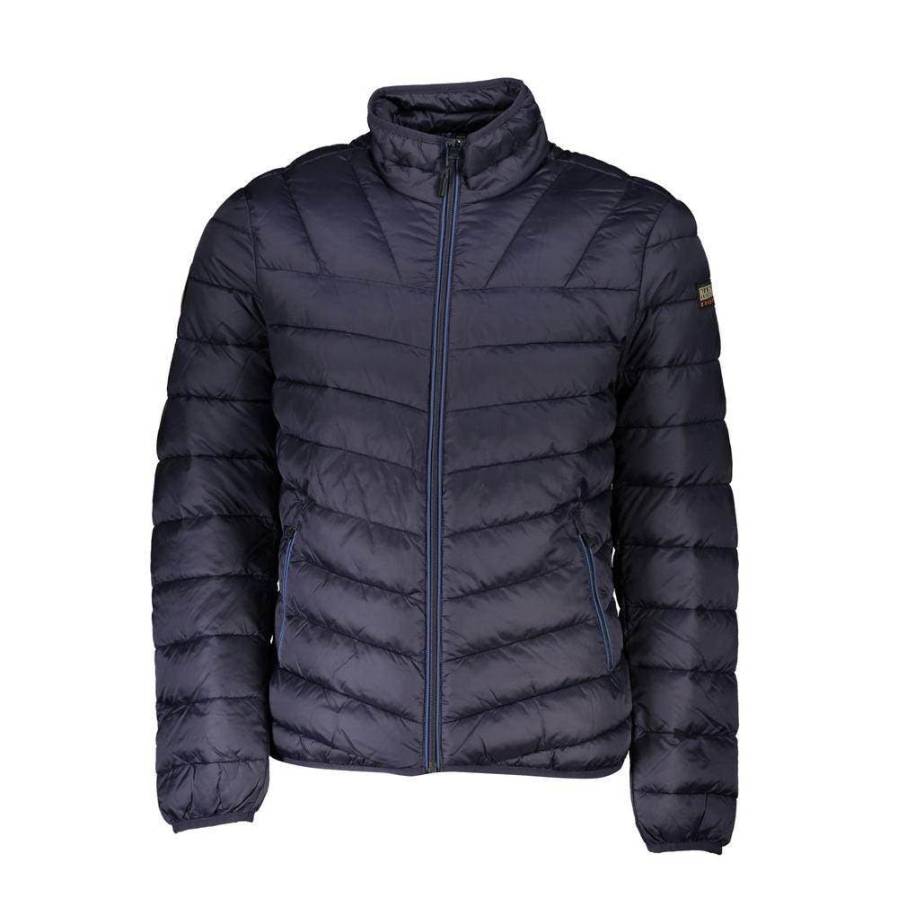 Blue Polyamide Men's Jacket - ventzia