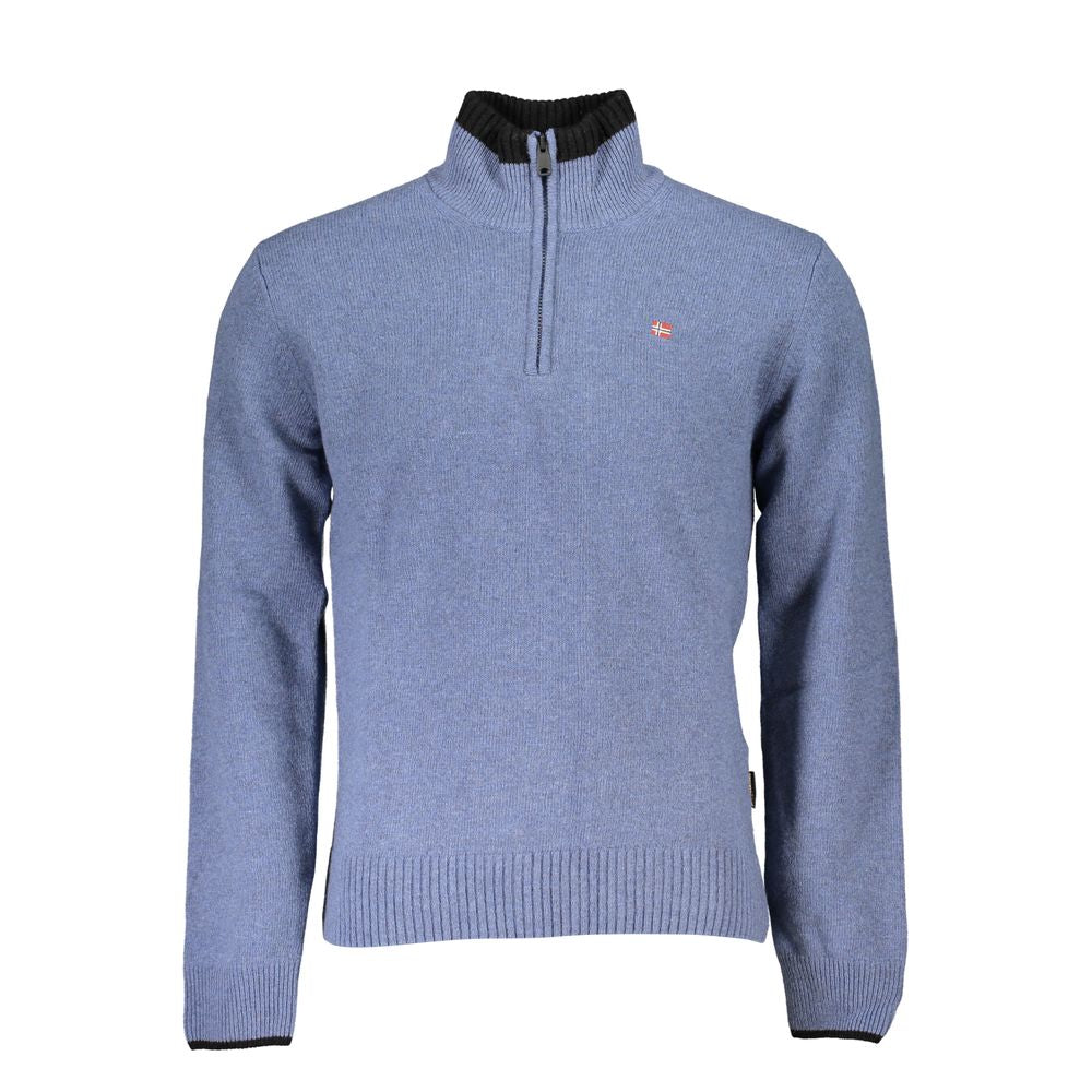 Blue Tessuto Men Sweater - ventzia