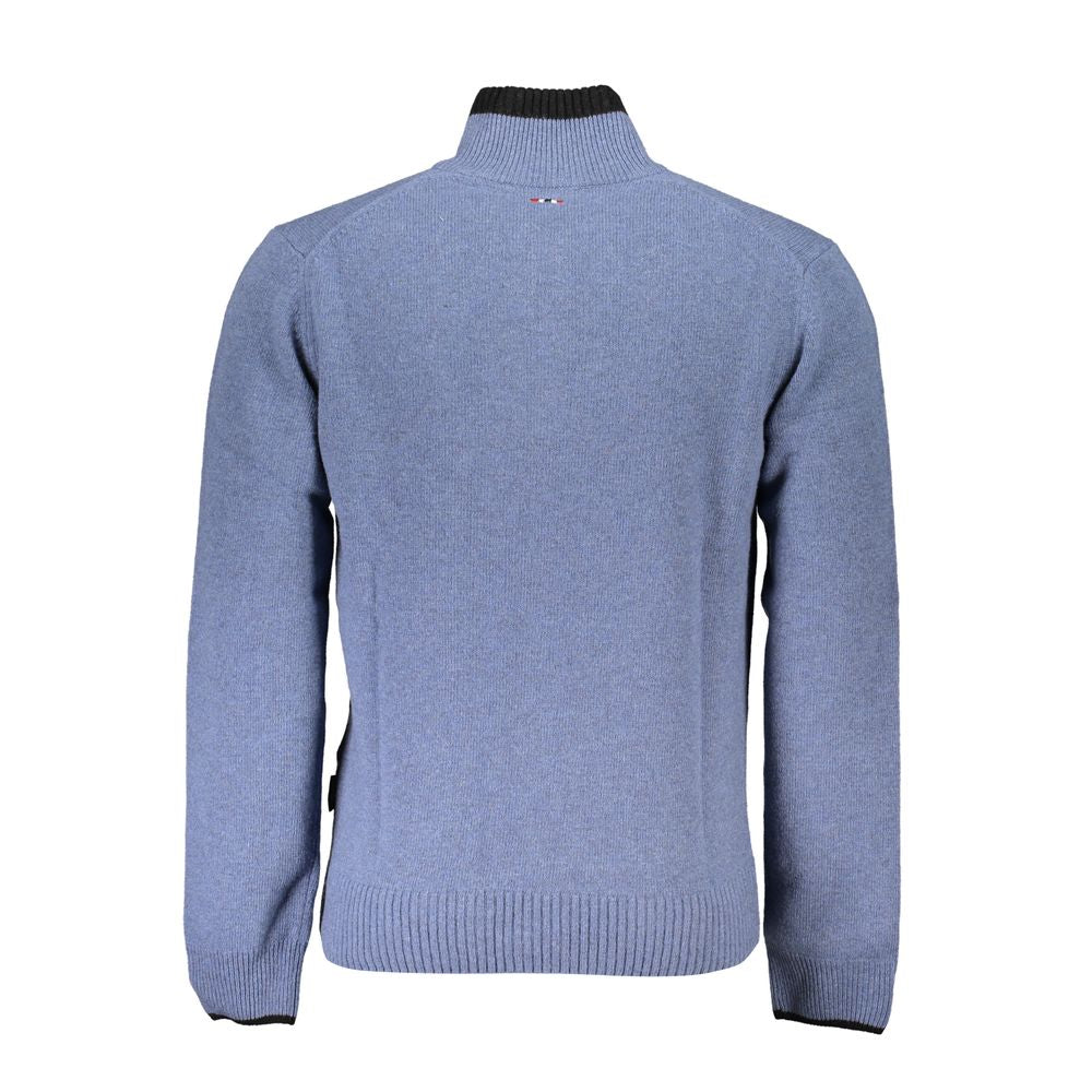 Blue Tessuto Men Sweater - ventzia