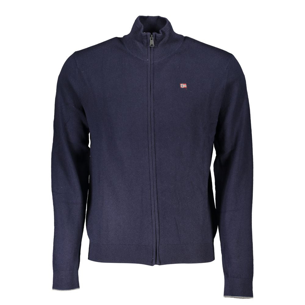 Blue Tessuto Men's Cardigan - ventzia