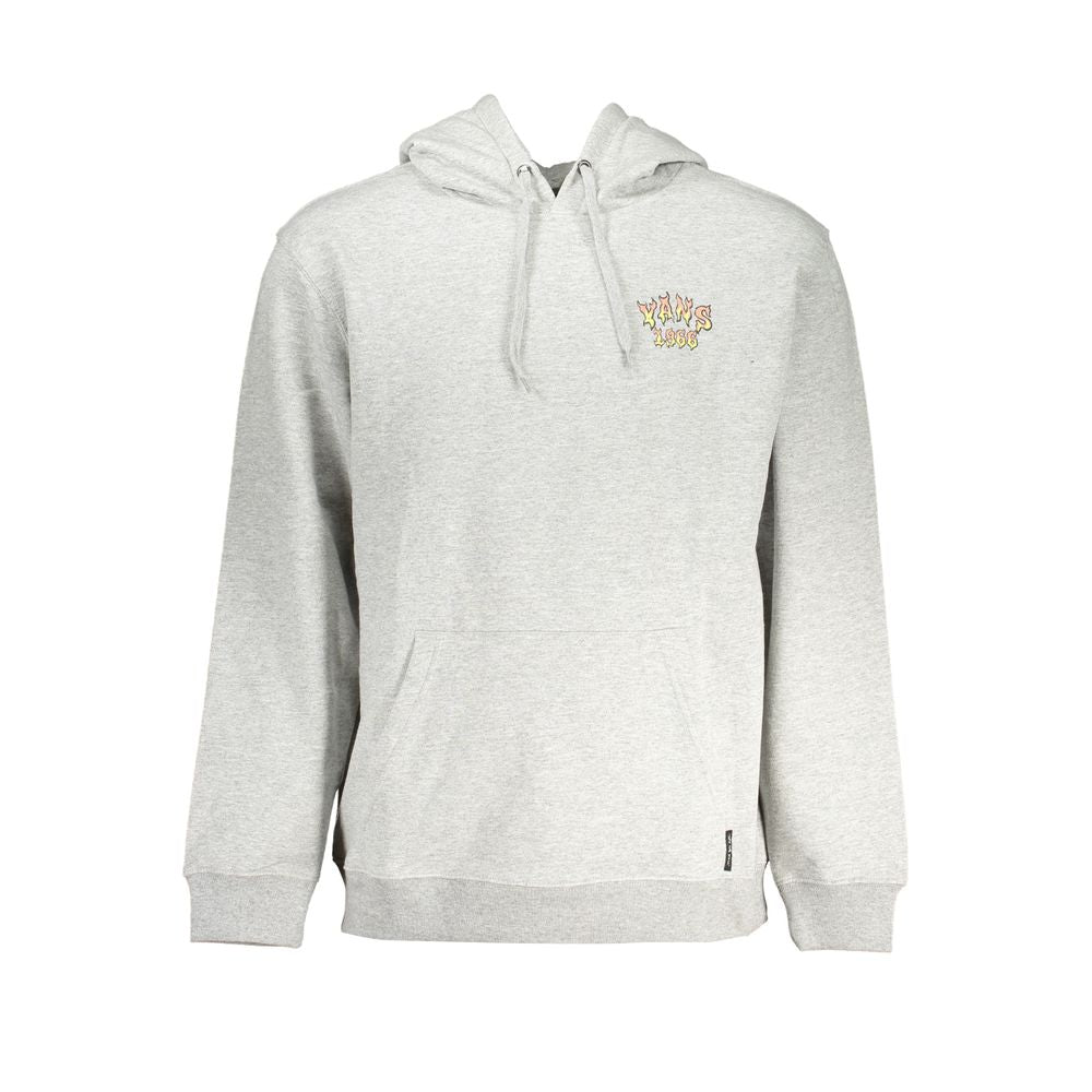 Gray Cotton Men Sweatshirt - ventzia