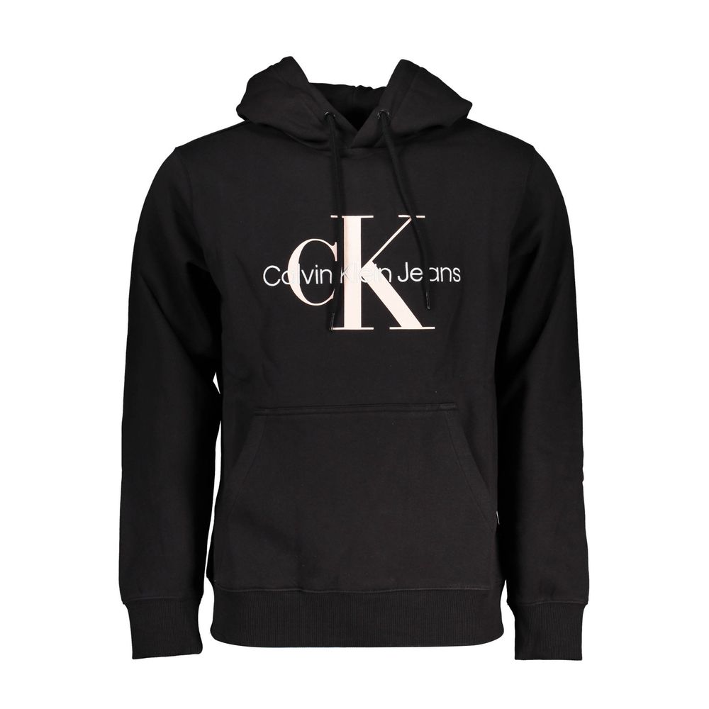 Black Cotton Men Sweater - ventzia