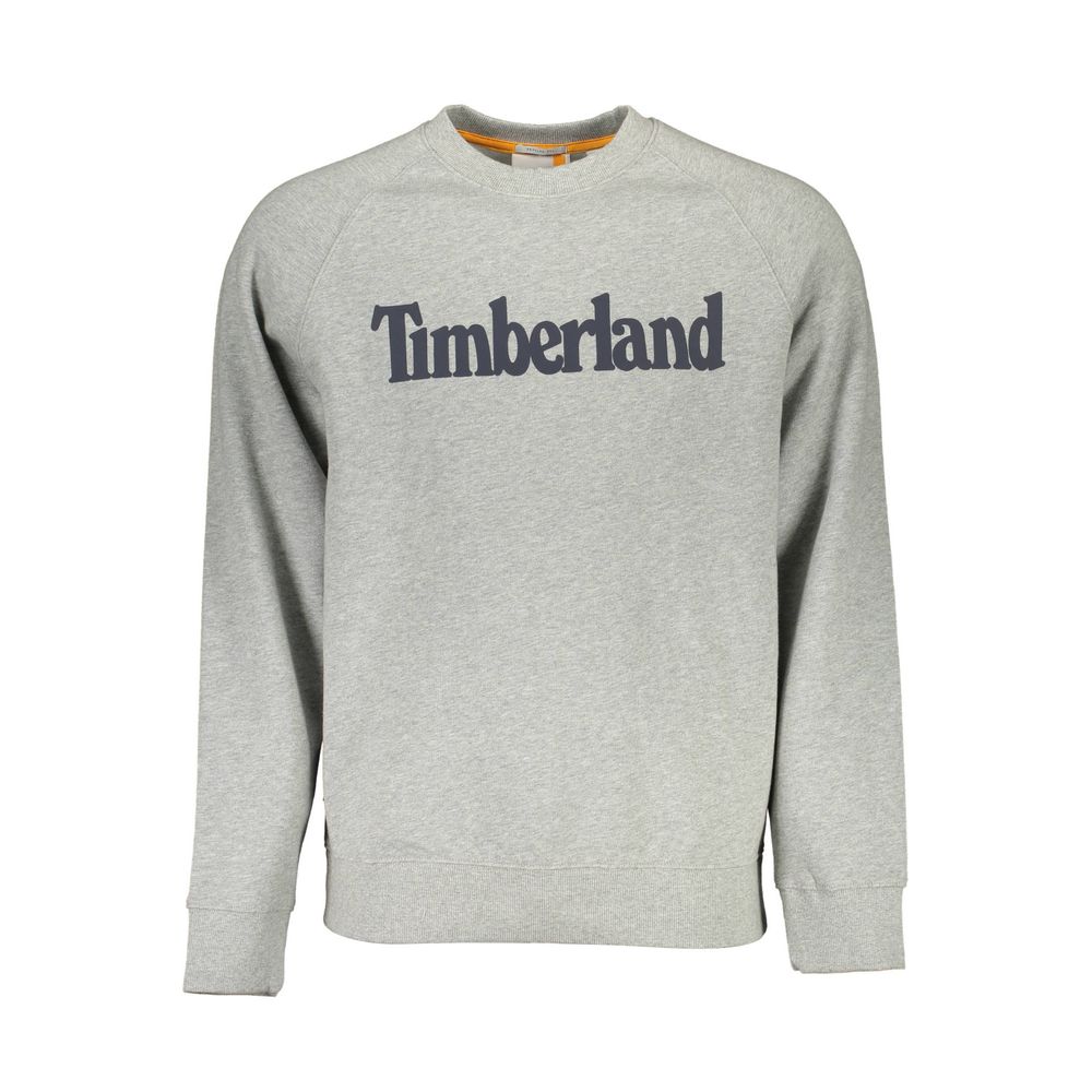 Grey Cotton Men Sweatshirt - ventzia
