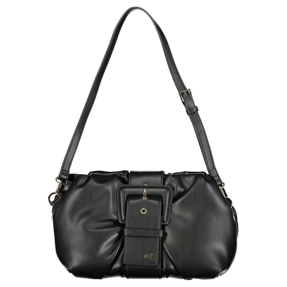 Nero Poliuretano Women Handbag - ventzia