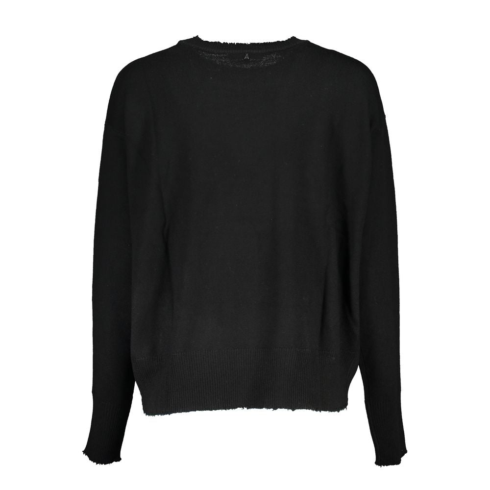 Black Tessuto Women Sweater - ventzia