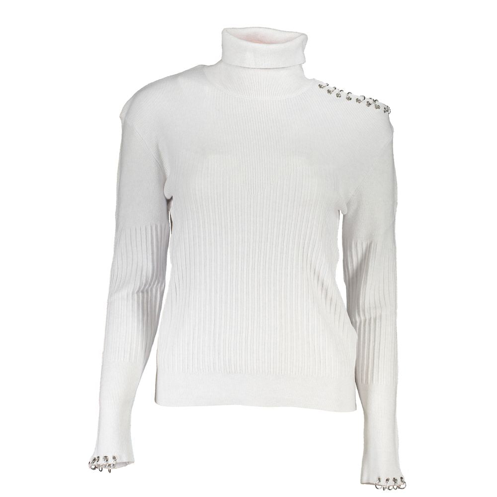 Grigio Poliammide Women Sweater Turtleneck - ventzia