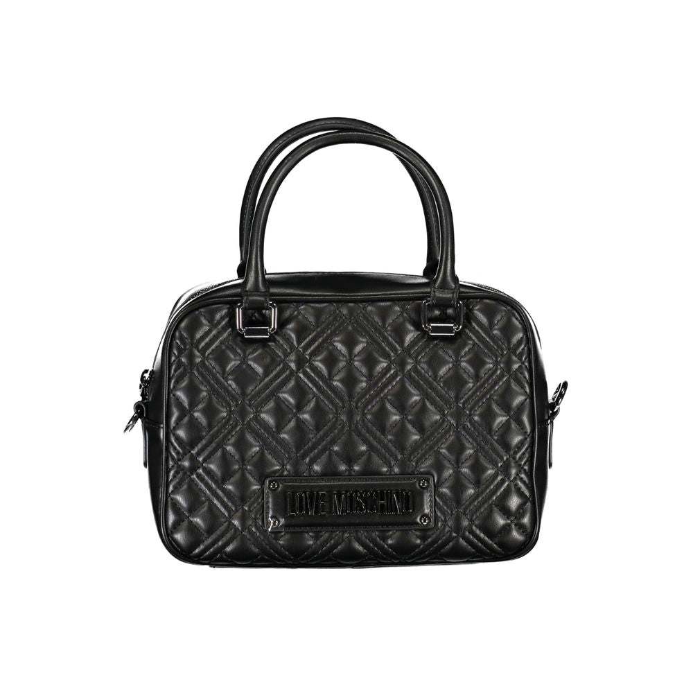 Black Polyethylene Handbag - ventzia