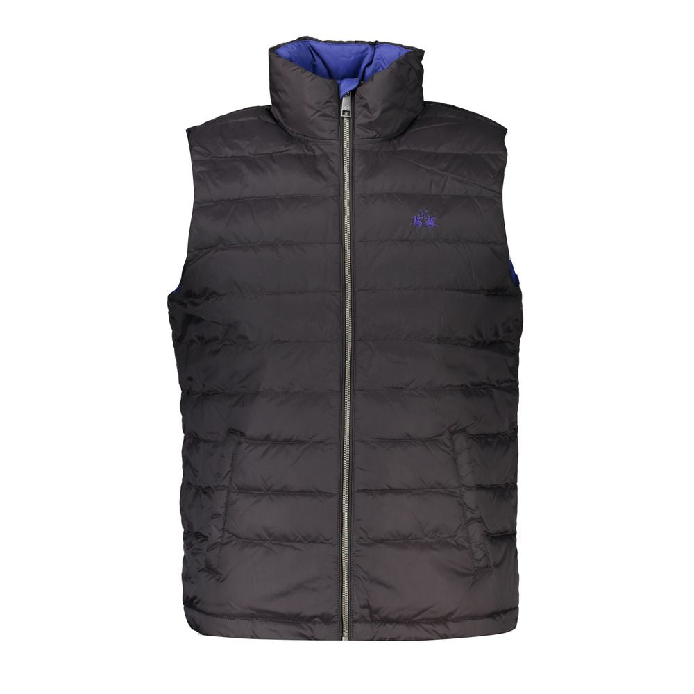 Black Polyamide Men's Jacket - ventzia