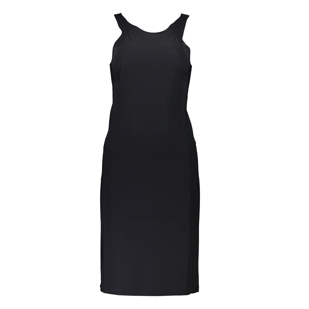 Black Poliammide Women Dress - ventzia