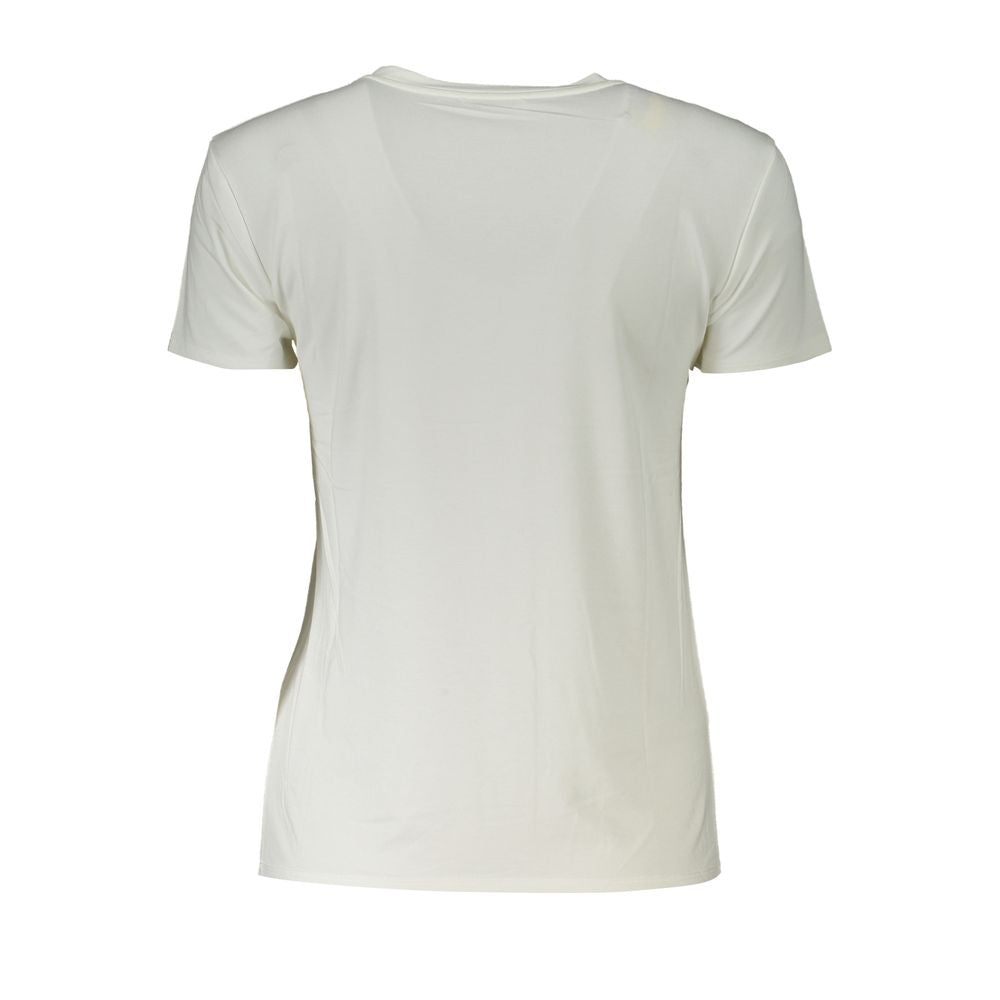 White Organic Cotton Women T-Shirt - ventzia
