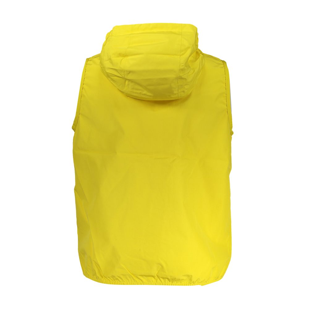 Yellow Polyester Men Jacket - ventzia