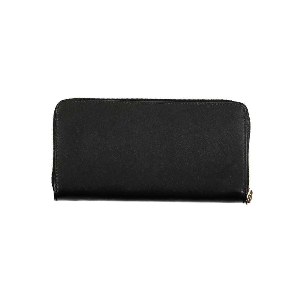 Black Leather Women Wallet - ventzia