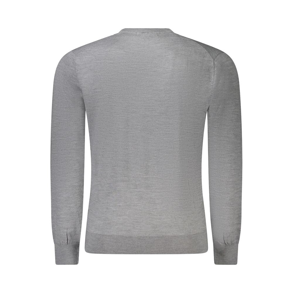 Grigio Lana Men Sweater - ventzia