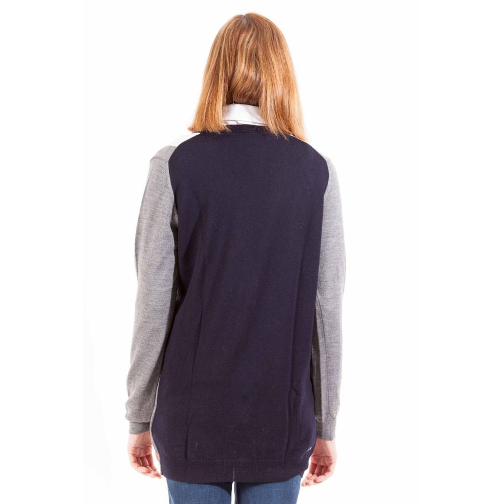 Grigio Wool Women Cardigan - ventzia