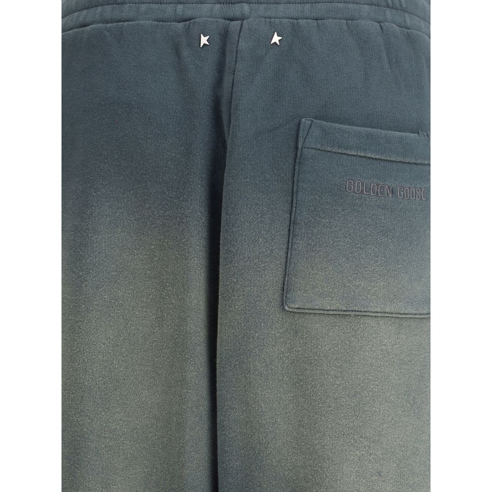 Blue Cotton Casual Pants - ventzia