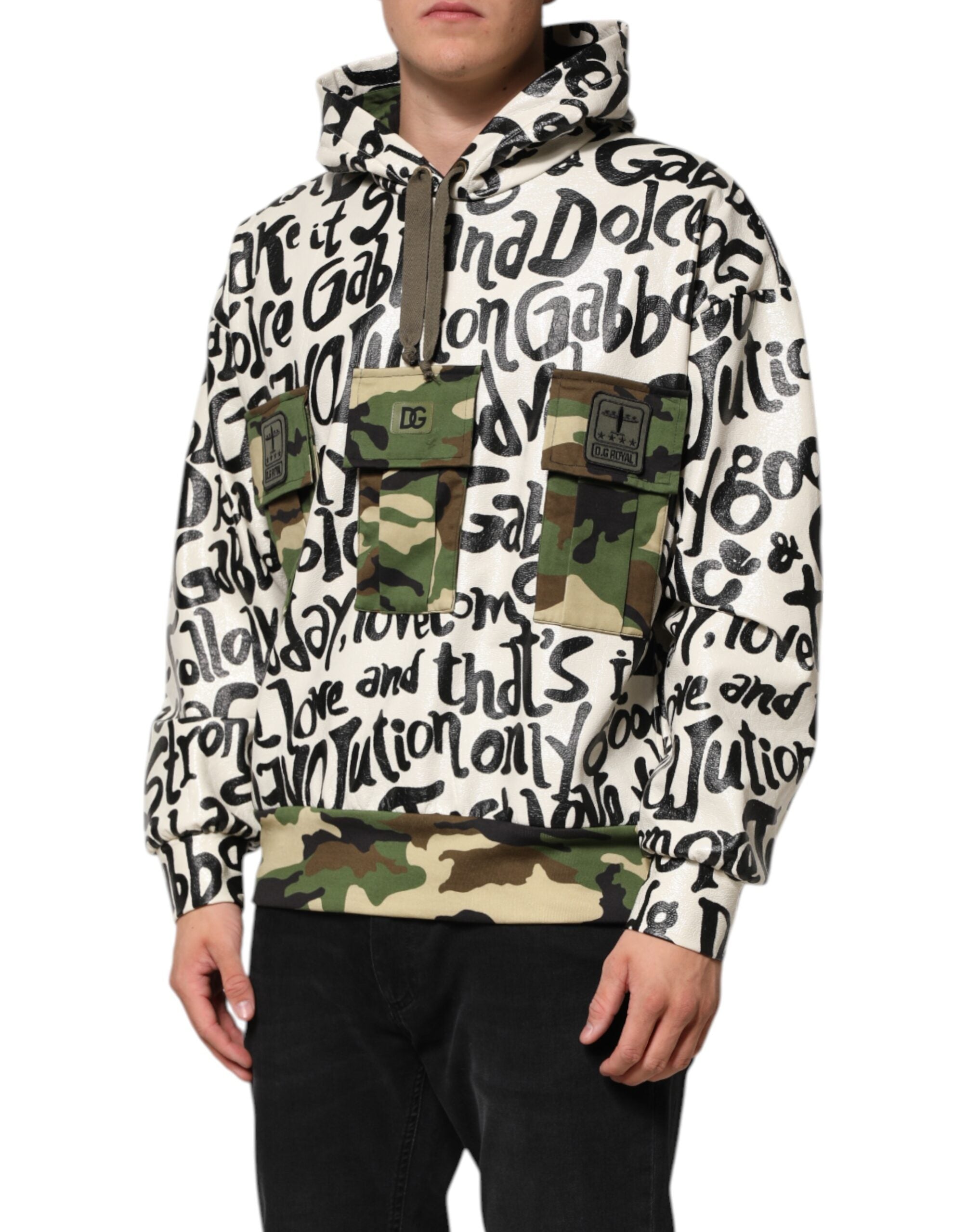 Multicolor Hooded DGMania Sweatshirt Sweater - ventzia