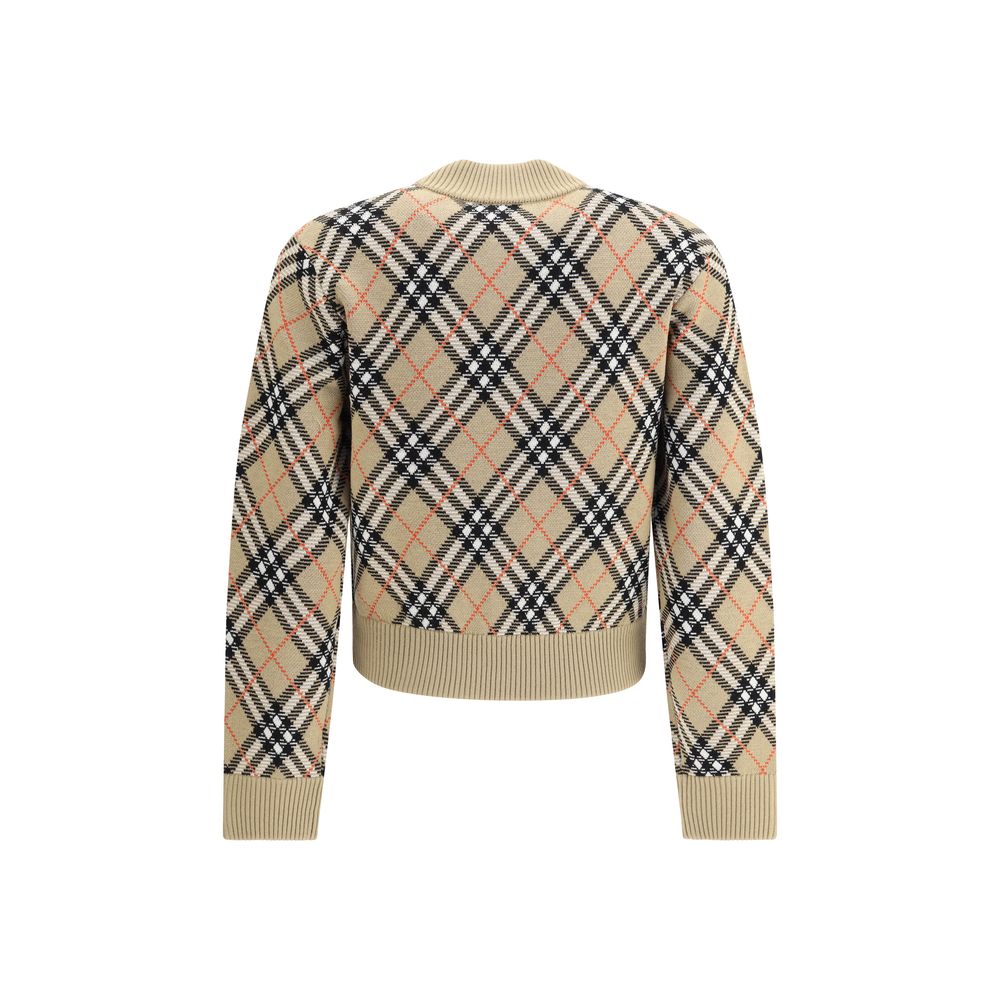 Beige Wool Cardigan - ventzia