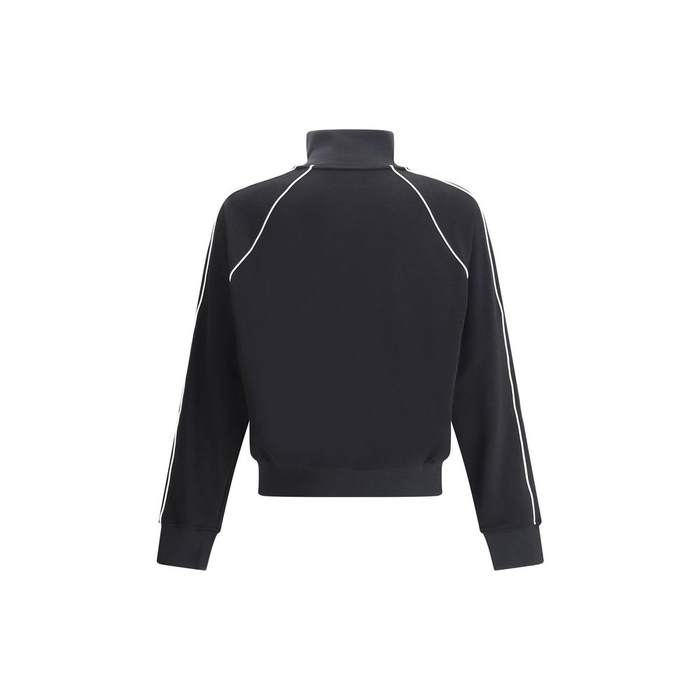 Black Polyester Sweatshirt - ventzia