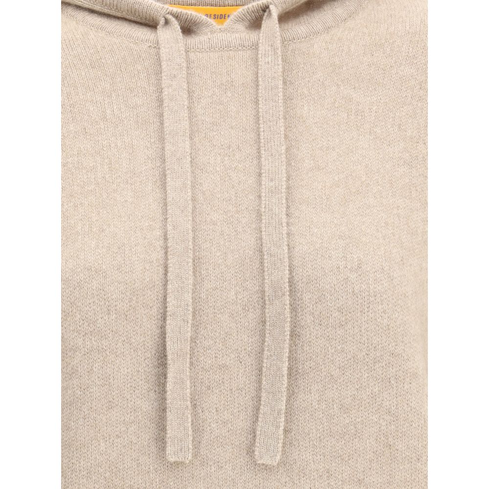 Beige Cashmere Hoodie - ventzia