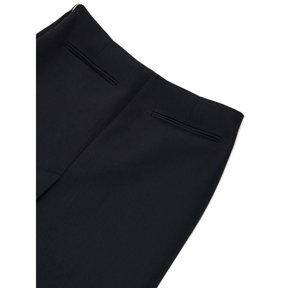 Black Wool Skirt - ventzia