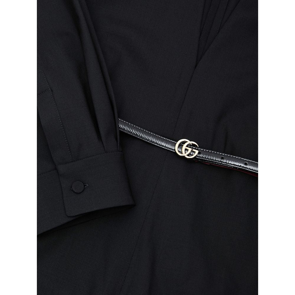 Black Wool Jumpsuit - ventzia