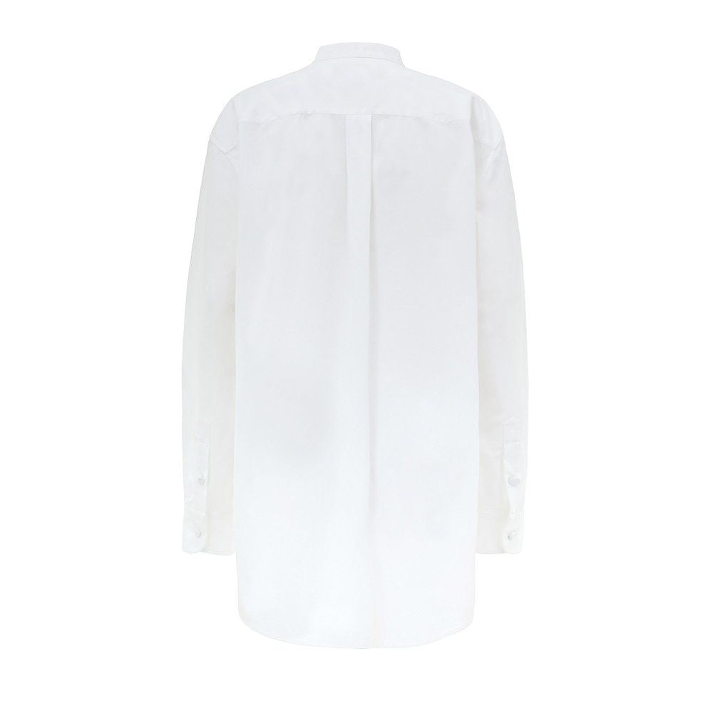 White Cotton Shirt - ventzia