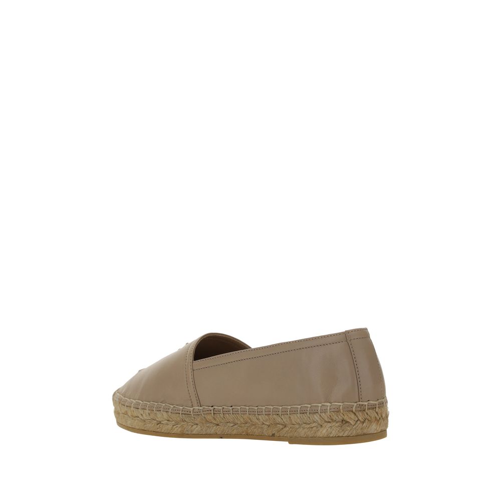 Beige Lamb Ovis Aries Espadrilles